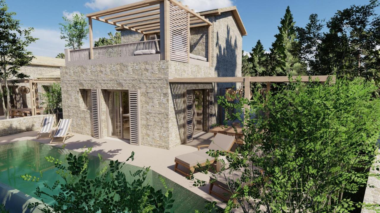 Papadria Villas - Modern Luxury Villas Near Kathisma Beach Tsoukaládhes Extérieur photo