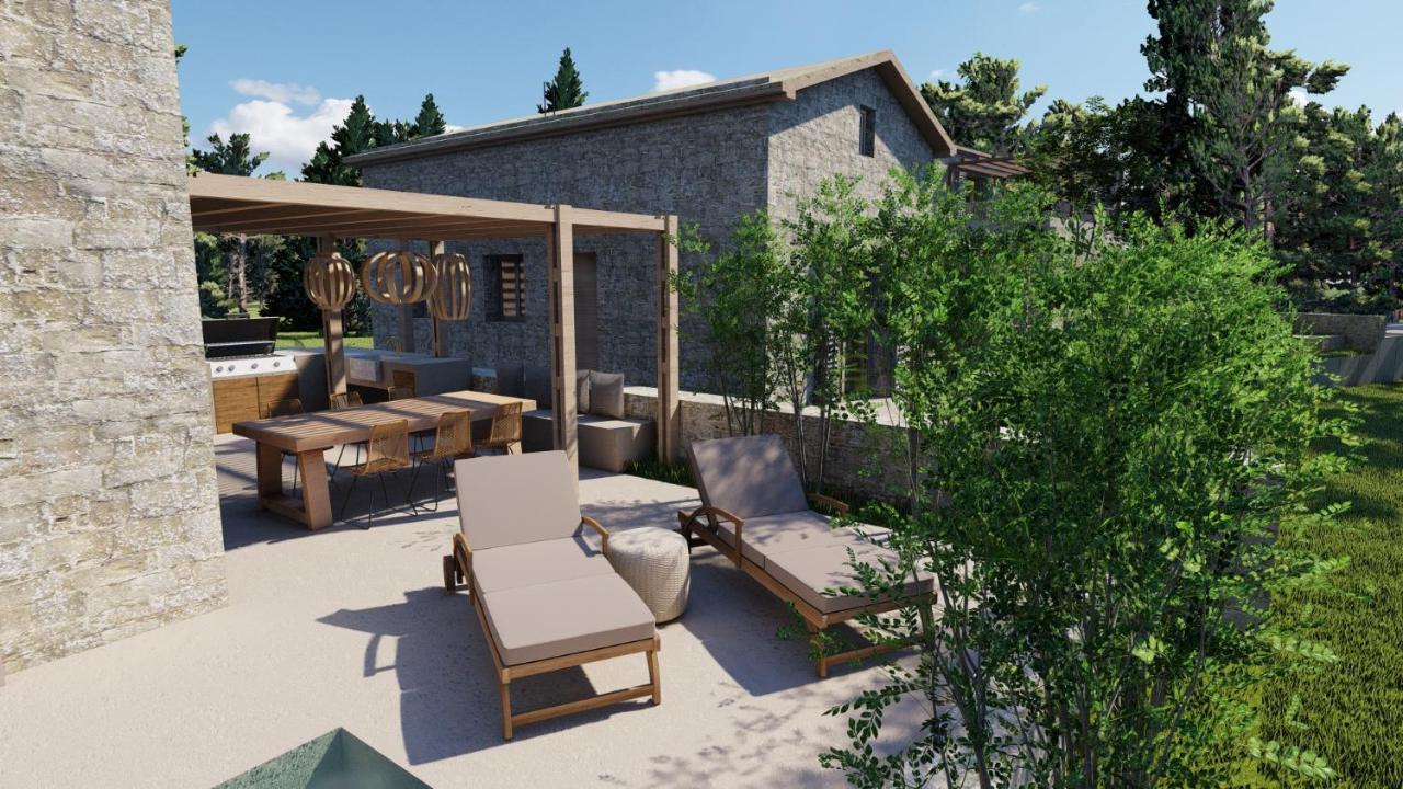 Papadria Villas - Modern Luxury Villas Near Kathisma Beach Tsoukaládhes Extérieur photo